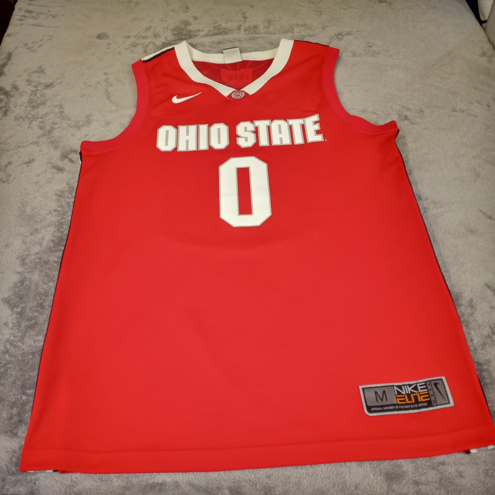 Nike Men's Ohio State Scarlet Basketball Jersey Size Medium - Picture 14 of 16